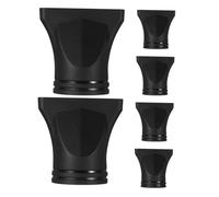 Didiseaon 6 Piezas Unidades Boquilla Secador Pelo Plana Resistente Accesorio Peluquería Profesional con Diseño para Distribución Uniforme de y Secado Rápido