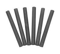 Didiseaon 6 Piezas Varilla de Grafito Negro para Laboratorio Alta Estabilidad Química y Compatibilidad, Electrodo de Carbono para Experimentos Físicos y Aplicaciones Reutilizable