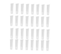 Didiseaon 60 piezas Tubos para Brillo de Labios Recargables de Envases Vacíos Transparentes para Bálsamo Labial Contenedores Reutilizables y Resistentes al Agua para Maquillaje DIY