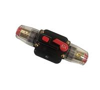 Didiseaon 60A Interruptor Portafusibles con Reinicio Manual para Audio y Video de Automóvil Protección contra Sobrecargas Montaje Panel o Firewall Fusible del Disyuntor
