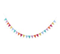 Didiseaon 6M Banderines Lino para Fiestas Guirnalda de Banderas Triangulares para Bodas Cumpleaños y Showers