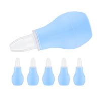 Didiseaon 6piezas Aspirador para Bebés Sacamocos Bebe Aspirador Mocos Bebe Herramienta de Limpieza para Recién Nacidos