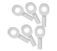 Didiseaon 6piezas Conector para Equipo de Fitness Guardacabos para Cable de Gimnasio Terminal de Unión de Cable de Accesorios para Equipos de Fitness Repuesto de Ojal para Máquina Uso Poleas