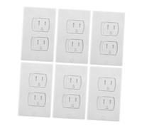 Didiseaon 6Piezas Cubierta de Eléctrica con Cierre Automático para Seguridad Infantil Protección de Enchufe de Pared Instalación y Material Ignífugo para Mantener