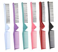 Didiseaon 6piezas Peines Plegables Compactos Peine De Doble Cabezal Cepillo Para Cabello