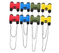 Didiseaon 8 Piezas Binoculares Infantiles Compactos Resistentes al Agua para Exploración al Aire Divertidos para Niñas Lentes HD para Observación de Aves y Camping