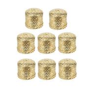 Didiseaon 8 piezas Caja de Moxibustión de Cobre Gruesa Humo de Portátil y Duradero para Alivio de Cuello Hombros y Rodillas Herramienta Segura y Ligera para Uso Casa y Viajes