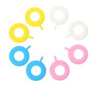 Didiseaon 8 Piezas Carcasa Protectora del Reloj en Silicona para Relojes de Enfermera, Fundas Redondas, Protección contra Golpes y Caídas, Diseño Simple y Creativo Color Color Aleatorio