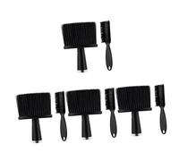 Didiseaon 8 Piezas Conjunto Herramientas Peluquería Cepillo Afeitar Tijeras Cepillo Peluquero Plumero Cepillo Pelo Roto Brocha Afeitar Hombre Cuello Lana Fibra Barba