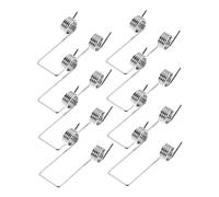 Didiseaon 8 Piezas de Torsión Inoxidable Reemplazo de para Tapa de Cubo de Basura V Shape Herramienta de Diy para Hogar y Oficina