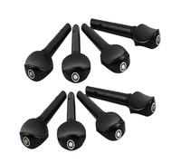Didiseaon 8 Piezas Ebony Violin Tuning Pegs Precise Wooden String Adjustment For Professional And Beginner Violinists Wear-resistant Replacement Parts Compatible With All Violins