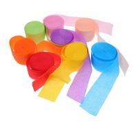 Didiseaon 8 Rollos de Papel Crepé para Adornos de Fiesta Serpentinas de Papel Crepé Colores Pastel para Cumpleaños Bodas y Eventos DIY