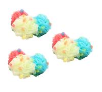 Didiseaon 9 Piezas gel baño jabon cuerpo esfoliante de cuerpo body scrub body wash shower gel exfoliante cuerpo gel de banho bath suave toallita de baño red de burbujas