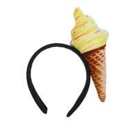 Didiseaon Accesorio Cabello de Tela Multifuncional Diadema de Cono de Helado Marcas para Mujer Adecuado para Peinados y Lavado de Cara