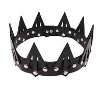 Didiseaon Accesorio Novia Fiesta Coronas De Para Mujer 4 Piezas De Sombrero De Recompensa De De Bolas Black Cuero