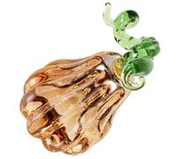 Didiseaon Adorno De Calabaza De Cristal Calabazas De Vidrio Soplado De Mesa De Accion De Gracias Estatuillas De Cristal Cosechar Calabaza Tarro De Vaso De Cristal Familiar Premio