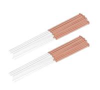 Didiseaon Agujas de Limpieza para Impresora 3d 0.30mm, 20 Piezas de Acero Inoxidable Dorado, Herramienta Profesional para Mantenimiento y Limpieza de Boquillas en Fabricación Aditiva