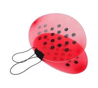 Didiseaon Alas de Mariquita Plegables para Disfraz Infantil Accesorio Ligero y Cómodo para Fiestas de Cumpleaños Halloween y Cosplay Diseño Realista Patrón Rojo y Negro Talla Única para