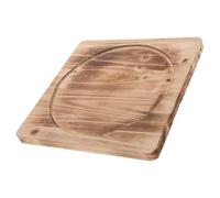 Didiseaon Alfombrilla Ignífuga para Parrilla de Madera 28x28cm | Color Caqui, Forma Rectangular, Uso en Suelo y Sobremesa, Montaje Sencillo y Soporte Firme