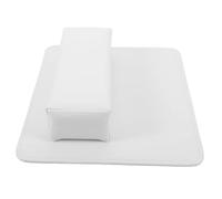 Didiseaon Almohadas para Manicura Cojín Antideslizante para Manos Tapete de Mesa para Salones con Material de Piel Sintética Diseño de Larga Forma para Entusiastas del Arte de Uñas Casa