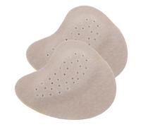 Didiseaon Almohadillas Antideslizantes Antepié de Mujer, Acolchadas y Absorbentes, Cuero Sintético Color Beige Grueso, Soporte Cómodo para Tacones Altos, Protección al Caminar, Uso Diario