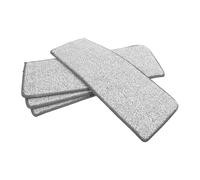 Didiseaon Almohadillas de Limpieza en Seco y Húmeda para Trapeador Plano, Cabezal de Repuesto de Microfibra Lavable 12x33cm, Paquete de 4 Piezas para Limpieza en Casa y Espacios Grandes