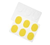 Didiseaon Almohadillas de Silicona Autoadhesivas para Reducción de Ruido en Batería, Juego de 12 Piezas Transparentes y Amarillas, Accesorios para Bateristas, Pads de Práctica Silenciosos