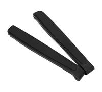 Didiseaon Almohadillas para Reposabrazos de Silla Plegable 1 Par Acolchadas de Repuesto para Sillas de Playa y Oficina Color Negro Tornillos, Accesorios Resistentes para Exteriores y Uso