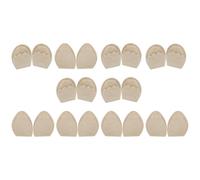 Didiseaon Almohadillas para Zapatos Color Beige Ajustables de Esponja para Reducir Talla, 10 Pares de Insertos Delanteros para Punteras y Tacones Altos