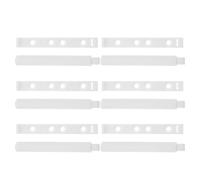 Didiseaon Amortiguadores de Cierre Suave para Puertas de Armarios 6 Piezas Blancas Amortiguador de Presión Silencioso para Cocina y Ropero Resorte de Puerta Integrado para Reducción de