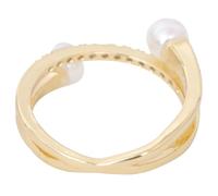 Didiseaon Anillo Abierto Ajustable con Diseño Cruzado y Vintage para Mujer Anillo de Moda Cómodo y Elegante Accesorio Artesanal para Fiestas y Diario