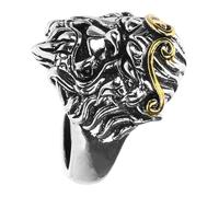 Didiseaon Anillo Vintage De Aleación Para Hombre, Anillo Creativo Retro De Dedo, Joyería Masculina Resistente Para Uso Diario y Fiestas, Diseño Punk Masculino Único