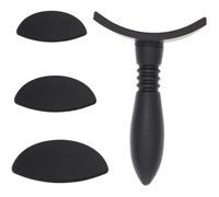 Didiseaon Aplicador De Sombra De Ojos De Silicona 4 Pcs Juego Sellos L, M, s Tamaños Para Maquillaje Rápido Niñas Herramienta Práctica Uso Diario Negro