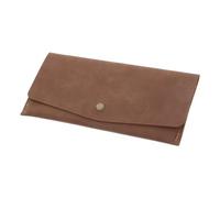 Didiseaon Artificial con Múltiples Ranuras Tarjetas Organizador de Presupuesto Reutilizable Retro Unisex Marrón Gestionar Finanzas