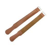 Didiseaon Asentador de Cuero Vintage para Afilar Cuchillas y Tijeras, 2 Piezas por Juego, Adecuado para Uso en Casa y Taller de Carpintería