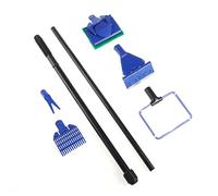 Didiseaon Aspirar 5 1 Limpiador de trapeador al vacío Herramientas de Limpieza aspiradora Kit de Limpieza de Tanque de Vidrio Kit de Limpieza para peceras eliminación de Colocar