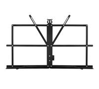 Didiseaon Atril Plegable Portátil para Partituras Musicales, Soporte de Sobremesa Ajustable en Varios Ángulos, Color Negro, Diseño Compacto Adecuado para Uso en Casa y Estudio