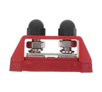 Didiseaon Bloque de Terminales de Distribución de Energía con Perno Doble M10 Cubierta Protectora Barra Colectora Roja para Automoción Náutica y Vehículos Recreativos Terminal de