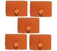 Didiseaon Bolsa De Almacenamiento De Aceite Esencial 5 Uds Mini Bolsa De Botellas con Rodillo Soporte para Aceite Esencial Contenedor De Almacenamiento De Botellas con