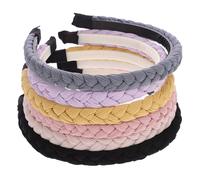 Didiseaon Bonita Diadema para Mujeres Y Niñas Diadema Tejida Trenzada Material Cómodo para Uso Diario