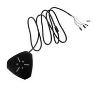 Didiseaon Cable de Extensión con Botón de Encendido para Computadora de Escritorio, Plástico Negro, Presione para Encender, Adecuado para Oficina y Hotel