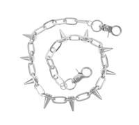 Didiseaon Cadena De Metal con Remaches para Reloj De Bolsillo Cadena para Pantalones para Mujer