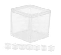 Didiseaon Caja Cuadrada Pequeña De Metacrilato Transparente Para Almacenar Dulces y Joyas