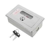 Didiseaon Caja de Interruptor Pulsador Momentáneo para Puerta de Persiana Botón Cuadrado, Acero Inoxidable y Plástico, Resistente E Adecuado para Control Manual Estilo Varios estilos