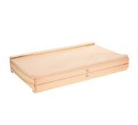 Didiseaon Caja de Madera para Suministros de Almacenamiento para Artistas Doble Capa y Varios Cajones, Organizador Portátil para Bolígrafos y Pinceles de Dibujo, Adecuado para Pintura