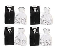 Didiseaon Cajas De 100 Uds. Caja de dulces cajas de embalaje mini de dulces wedding lembranças de casamento party de boda suministros de boda Papel