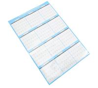 Didiseaon Calendario de Pared Mensual para Escribir en Papel Azul, Función para Tomar Notas y Uso a Largo Plazo, Adecuado para Organizar y Recordar Fechas Importantes en Casa U Oficina