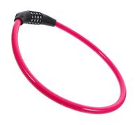 Didiseaon Candado de Cadena para Bicicleta con Códigos y Llaves Resistente Acero y Abs Seguro Antirrobo para Motos y Scooters Diseño Duradero y Multifuncional Rosa