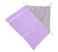 Didiseaon Casa Escondite para Mascotas Pequeñas Hamaca Esquinera para Hámster y Cobaya Suave y Transpirable Diseño Refugio Natural Fácil Instalación y Lavable Color Púrpura