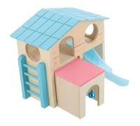 Didiseaon Casa para Hámster Juguete para Hámster Suministros para Mascotas Pequeñas Parque De Juegos para Hacer Ejercicio Escondites Juguetes De Enriquecimiento para Hámster Túneles